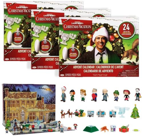 Glenmi Nationaler Weihnachtsstreichtag - Adventskalender 2024, 24 Tage satirischer Feiertagsspaß(3 PCS)