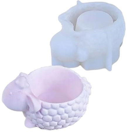 Handgefertigte Silikonformen für Blumentöpfe, Tierform, Sukkulenten, Pflanzgefäß, Basteln, ideal für Blumentöpfe