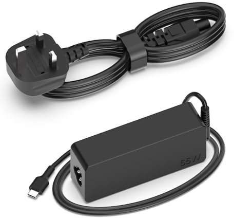 Hafiuege USB C Laptop Charger, 65W Chromebook Charger Compatible with Lenovo ThinkPad, Yoga, HP Acer Asus Samsung Fast Charger Type C Power Adapter
