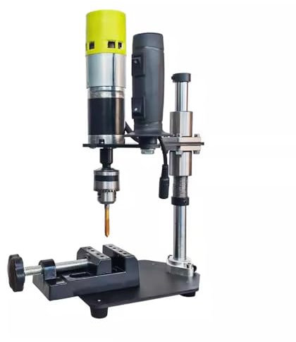 Toplionace Tragbare Elektrische Gewindeschneidmaschine AC 100-240V, Multifunktionale Hochpräzise Tischbohrmaschine M3-M6 Metallgewindebohrwerkzeugsatz