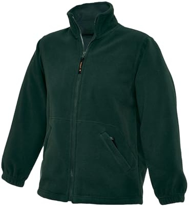 COOZO Unisex Childrens Classic Full Zip Fleece Jacket - Comfort and Warm, 100% Polyester Super Anti Pill Micro Fleece | Full-Zip Front