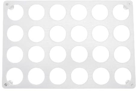EIMSOAH Acryl-Kaffeepad-Aufbewahrungs-Organizer, Schlankes Regal für Kapseln, 24 Pad-Halter für die Küche zu Hause, Im Büro, Moderner Kaffeestations-Organizer (4 mm dick)