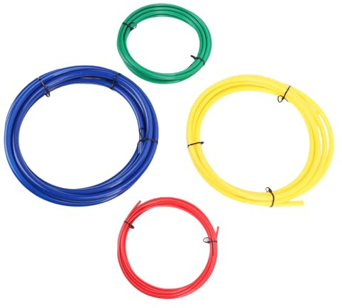 Ejoyous Kit de Cintreuse de Tubes en Cuivre AC Extension de Tuyau de Tube en Cuivre en Plastique PE 4 Pièces 1 4 3 8 1 2 5 8 Pouces M 13 Pieds pour les Techniciens d'installation de Réfrigération CVC