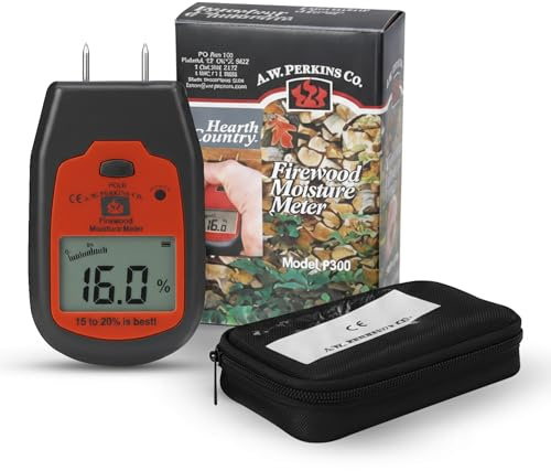 Woodeze Digital Wood Moisture Meter for Firewood, Humidity Tester
