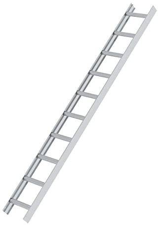 Alu Dachleiter alu-natur 1x10 Spr. L2,80m GST 11113