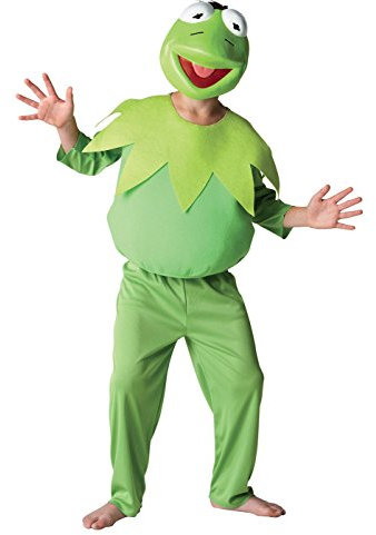Disney Rubie 's Offizielles Muppets Kermit Kostüm Deluxe für 5–6 Jahre – Medium