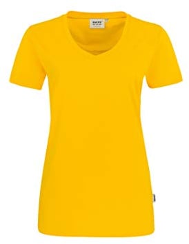 HAKRO Damen Damen V-Shirt Mikralinar® T-Shirt