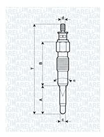 Magneti Marelli 062900040304 Glühkerze