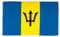 AZ FLAG - Flagge Barbados - 90x60 cm - Barbados Fahne 100% Polyester mit Messing-Ösen - 50g