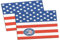Folat- USA Flag Napkins Guirlande, 29652, Multicolore Taille Unique