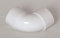 Solvent Weld White 50mm (56mm) Waste Pipe Swept Bend - Pack of 2