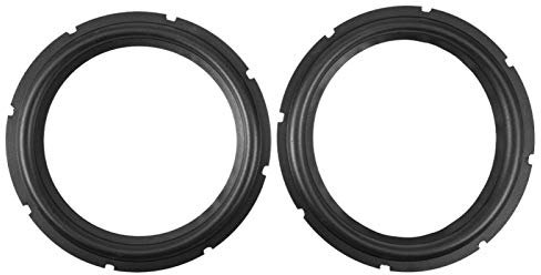 VBESTLIFE Speaker Surround Kits, 10inch Loudspeaker Speaker Surround Rings Repair Rubber Woofer Edge Repair Parts(2pcs)