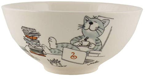 Mila Keramik-Schale Oommh Katze Relax - take it Easy Home-Office | MI-85227 | 4045303852273