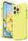 SURPHY Liquid Silicone Case for iPhone 13 Pro Case, Individual Protection for Each Lens Shockproof Rubber Full Body Thickened Design for iPhone 13 Pro 6.1 inch 2021, Yellow