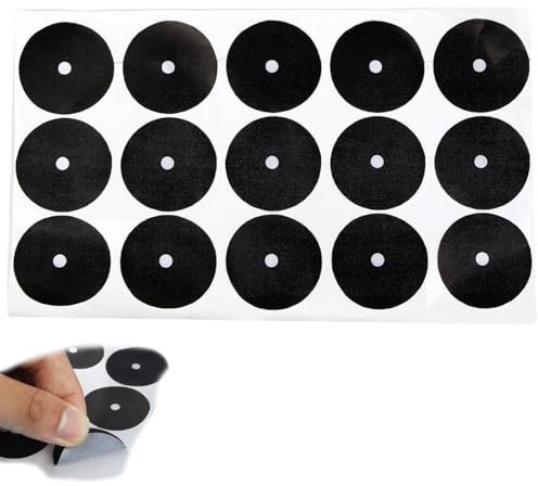 Niiyen Billard Locator, Tisch Ball Point Aufkleber, Billardtisch Marker Punkte Billiardtisch Ball Point Aufkleber White Ball Locator Zubehör, Billardtisch Ball-Markierung Position Locator(35MM)