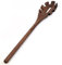 13” Black Walnut Wood Pasta Spoon Pasta Server Wooden Pasta Fork Spaghetti Server Pasta Serving Tool, Pasta Spoons are Unique in Their Ability to Act Both As A Slotted Spoon A Fork with Prongs