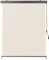 Toldo Vertical, 250 x 160 cm, toldo Vertical Extensible, con Casete, protección Solar, Resistente a los Rayos UV, protección contra el Viento y protección Visual con manivela, Color Beige