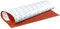 250 x 250 mm selbstklebende Silikon-Schaumgummi-Platte, 1/2/3/4/5/6 mm, geschlossenzellige Silikon-Schwammplatte, hohe Temperaturbeständigkeit, rote Matte (1 mm)