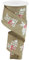 Band mit Draht, Osterhase, Bauernhaus, Jute, Beige, Weiß, Rosa, 6,3 cm x 9,1 m