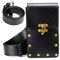 Steampunk Hüfttasche, modisch, Gothic, Leder, Schultertasche, Kuriertasche, Oberschenkel, Bein, Hüfte, Holster, Geldbörse, Reisetasche, Wandern, Sport, Kettentaschen für Damen und Herren, Gear-Black,