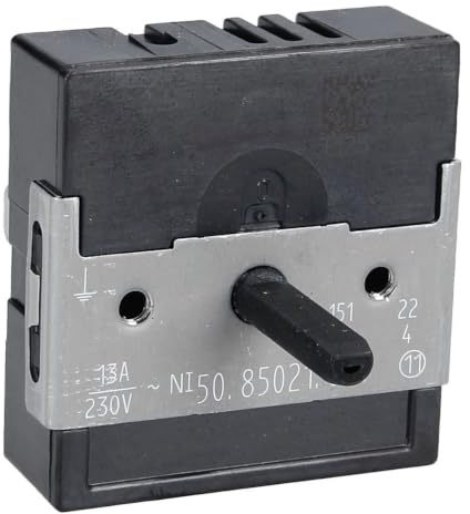 easyPART passend für Beko 163240003 Energieregler 2kreis EGO 50.85021.009 | für Glaskeramikkochfeld, Herd, Zweikreis, Strahlheizkörper, Drehschalter, Kompatibel mit Arçelik, Arctic, Altus, Blomberg