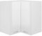WIFESE Eckhängeschrank 57x57x60 cm Küchenschrank Küchenzeile Wandschrank Für Wohnzimmer Küche Schrank Einbauküche Badezimmermöbel Badezimmerschrank Cabinet Hängend Hochglanz Weiß Holzwerkstoff