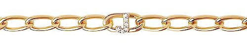 PDPaola Letter Bracelet Gliederarmband Buchstabe gold (19, J)