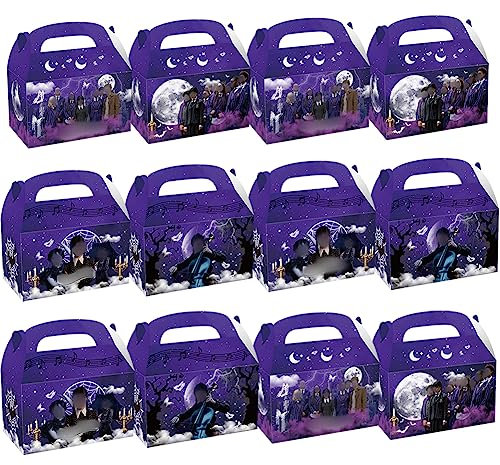 Nesloonp wendsday Sacchetti da regalo Sagnello di caramelle viola Mercoledì sacca regalo per festa regalo mercoledì sacca regalo mercoledì festa di compleanno sacca regalo