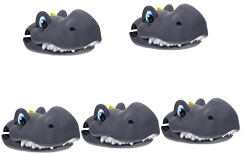Toyvian 5 STK Lenker Dekoration Tretroller Zubehör Dinosaurier Fahrrad T-bar-Kopf Cartoon-fahrradlenker Scooter-dekor Aus Silikon Pferdekopf Kleinkind Kieselgel Auto Balancieren Handhaben