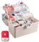 3 Strati Organizer Medicinali Bianco 34×19×22cm,Cassetta Medicinali,Scatola Medicinali,Organizer Medicine,Porta Medicine,Cassetta da pesca per Il Cucito,Cassetta Degli Attrezzi,Materiali,L'artigianato