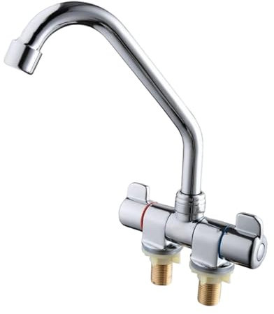 rockible Grifo plegable para barco, grifo de agua fría y caliente para baño, 230mmx170mmx150mm