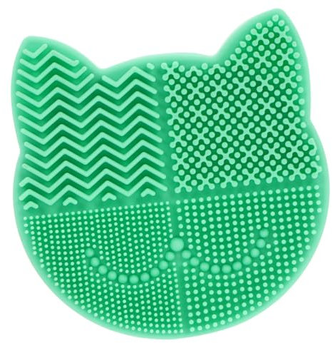 MAGICLULU Porte-pinceau De Maquillage Multifonction Avec Tapis De Nettoyage Et Séchage Silicone Pour Rangement Ordonné Nettoyage Des Pinceaux De Maquillage