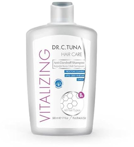 Farmasi DR.C.TUNA Vitalizing Anti-Schuppen Shampoo, ohne Silikone, Parabene, Gluten, vegane Formel, 500 ml