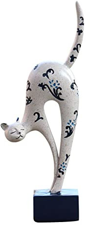 Tischdeko Kreative Tierharz-Statue Schreibtischdekoration Wohnkultur Zubehör Geschenke Geschenke für Bruder Deko Tisch Deko Wohnzimmer Modern Deko Party (E, One Size)