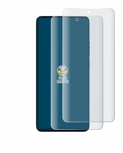 BROTECT Schutzfolie für Motorola Edge 50 Ultra | 2 Stück Entspiegelnder Displayschutz Made in Germany Matte Full-Screen Folie Full-Cover 3D Curved Anti-Reflexion Montage Kit
