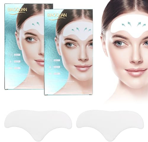 Scettar Zornesfalte Pflaster,20 Stück Facial Patches,Face Lifting Tape,Anti-Wrinkle Für Das Gesicht Patches,Glättet Feine Linien Und Fältchen