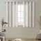 MRTREES Cortinas Dormitorio Lino Natural Translucidas Cortinas Salon Rusticas 2 Piezas Lindas Cortina Visillo con Ojales para Ventana Habitacion Juvenil Comedor Cocina Lino Twopage, 140x180 CM