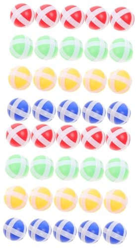 Vaguelly 40 STK Klebrige Bälle Klettbälle Ersatz-klebekugeln Klebriger Kinderspielzeug Dartspielzubehör Für Kinder Dartspielbälle Spielzeug Mit Klebrigen Bällen Pa