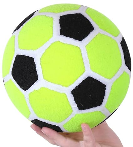 Yawdil 1 Pc klebriger Fußball Ball für Fuß Kick Dart Spiele, Fußball Darts, Filz Fußball Ball, für aufblasbares Fußball-Zielbrett im Freien