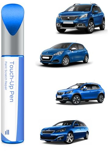 Peinture de retouche ESM Blue Vertigo pour Peugeot Correspondance exacte - Réparation des rayures et des éclats