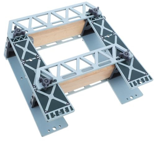 IMIKEYA -Eisenbahn-brücke Zum Bahnübergang N-maßstab Holzbrücke Modell i 2 Zugzubehör Der Spur n Hölzerne Eisenbahnbrücke Bahngleis Im Maßstab n CSX-holzeisenbahn Plastik