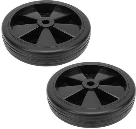 Nikou 2 Pezzi 6 Pollice Ruote Universali 12 Fori Ruota in Gomma Compressore D'Aria Parte di Ricambio Diametro 150mm