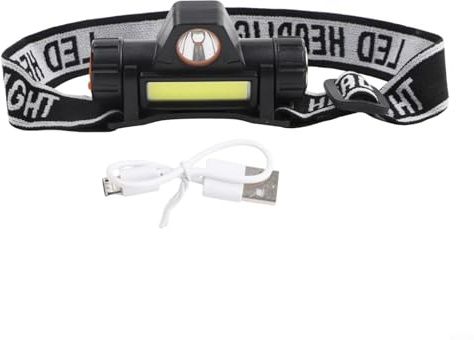 Wiederaufladbare leichte Stirnlampe, LED Wiederaufladbar USB-aufladbares Schweißhelm-Zubehör Automatisches Dimmen Zum Schweißen Wandern Nachtangeln