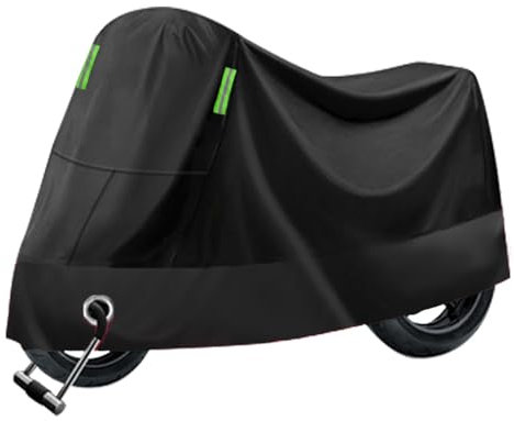 CDQSC Funda para Vespa PX 200 - Impermeable, Antiviento y Antipolvo | Cubierta Portátil para Moto,A/Black