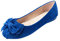 Ballerinas Women's Flat Dress Shoes Slip On Shoes Ballet Women's Shoes Elegant Ballerina Shoes Comfortable Soft Loafer Party Wedding Shoes Mary Jane Low Shoes Bridal Shoes Pumps Casual Shoes, blue, 6