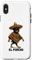 Miniatura Pinscher El Pincho Wild West Cowboy Western Dog Carcasa para iPhone X/XS