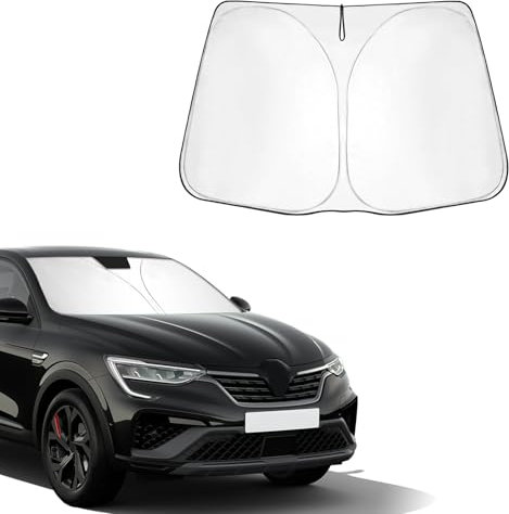 BSTW Parasol para Parabrisas de Renault Arkana 2021-2025, Parasol Plegable con Aislamiento Térmico y Protección UV, Compatible con Renault Arkana RS Line E-Tech Hybrid