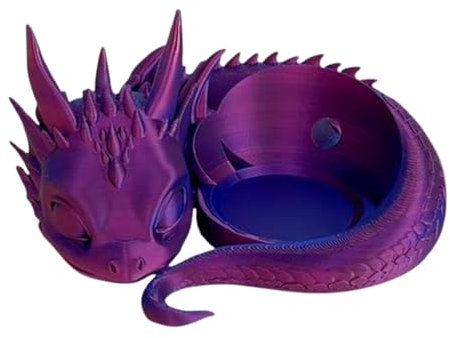 JIEBWCHA Smart Speaker Holder, 20.5 x 19.1 x 9.4 cm, Dragon Shaped Speaker Stand, 3D Printing Material Speaker Holder Base, Versatile Designs