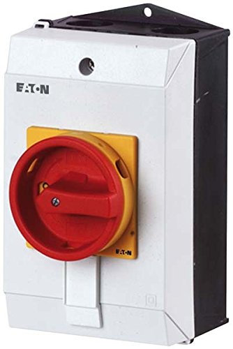 Eaton 207198 Hauptschalter, 2-polig, 32 A, not-aus-Funktion, 90 °, abschließbar in 0-Stellung, Aufbau