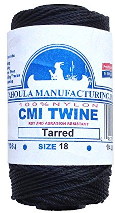 Catahoula Herstellung Nr. 18 Tarred Twisted Nylon Bank Line